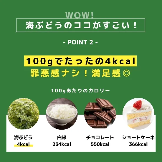 海ぶどうのここがすごい

